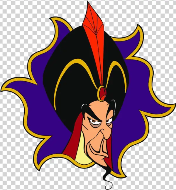 Jafar Head from Aladdin PNG Transparent Background