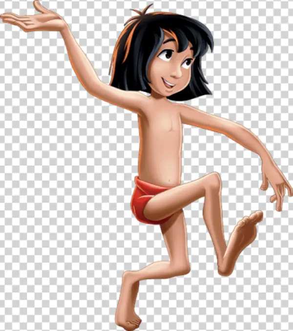 Mowgli The Jungle Book Character PNG Transparent
