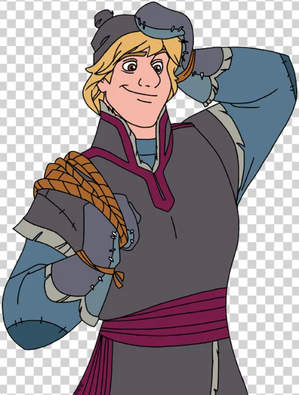Kristoff from Frozen Character PNG Transparent Background