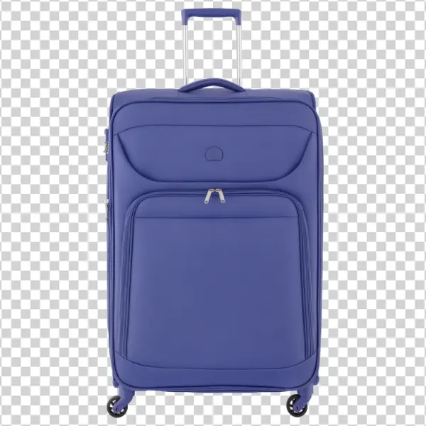 Blue Suitcase PNG Transparent Background