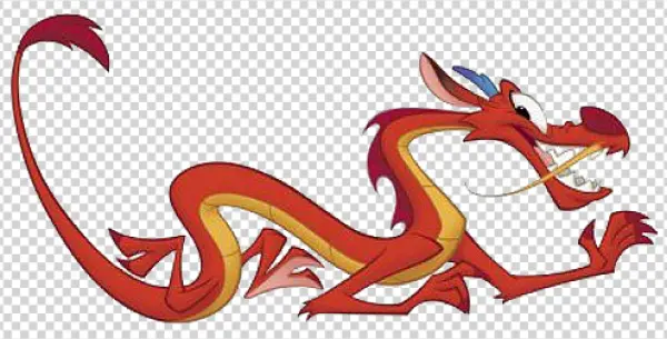 Mushu Disney Dragon PNG Transparent Background