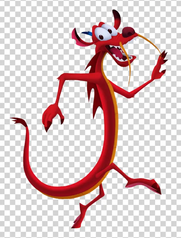 Mushu from Mulan Transparent PNG