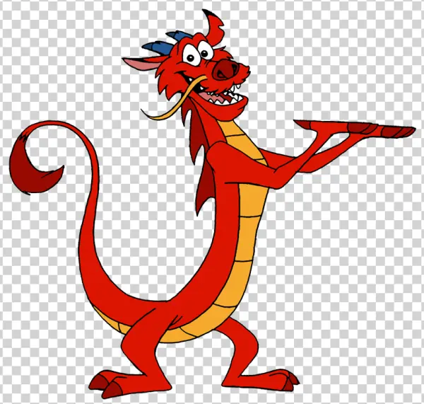 Mushu from Mulan Transparent PNG