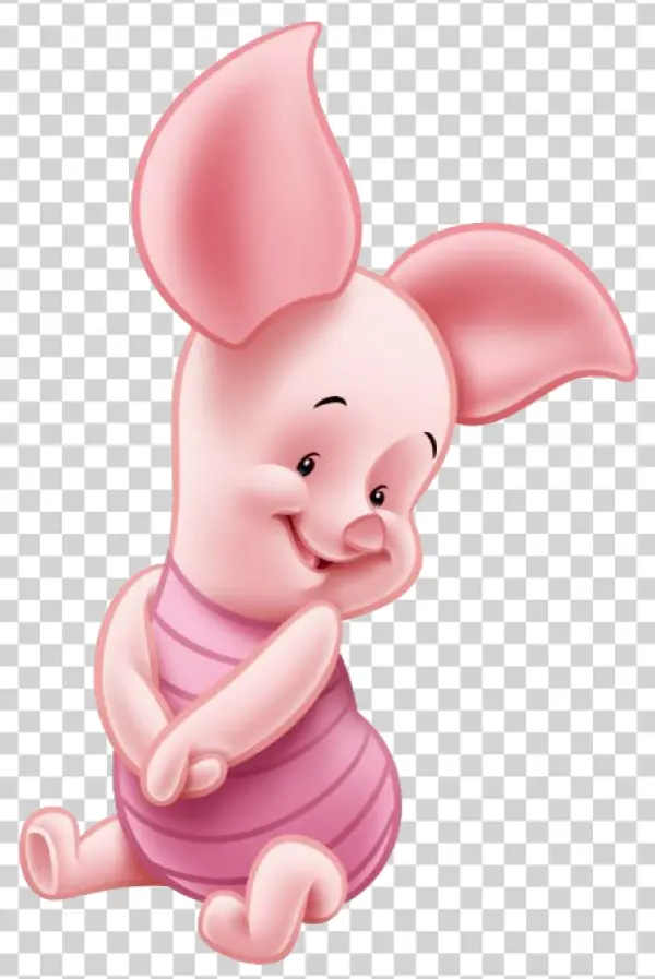 Cute Piglet from Winnie the Pooh Transparent PNG