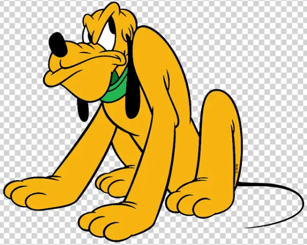 Pluto the Dog Grumpy Transparent PNG