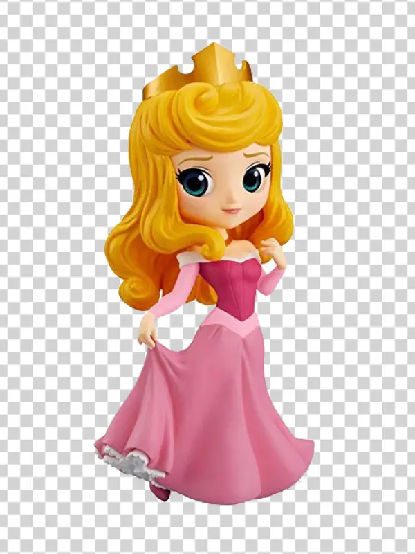 Princess Aurora Q Posket Figure PNG