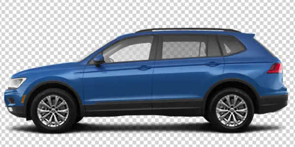 Blue SUV Car Transparent Background PNG