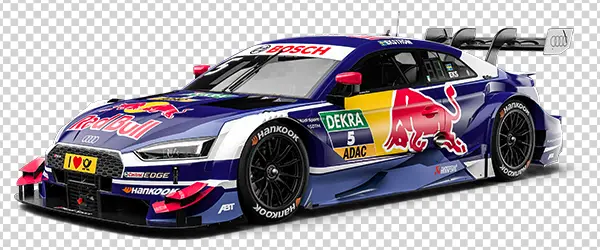Red Bull Audi DTM Race Car PNG Transparent