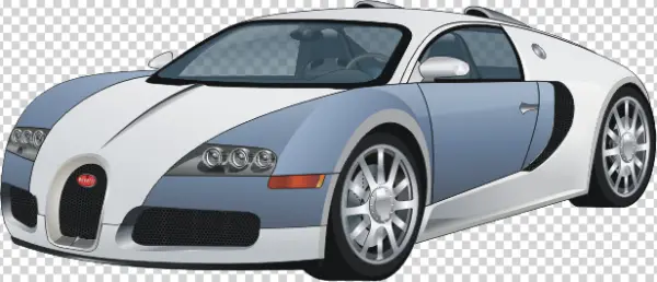 Bugatti Veyron Supercar PNG Transparent Background