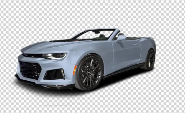 Light Blue Chevrolet Camaro ZL1 Convertible PNG