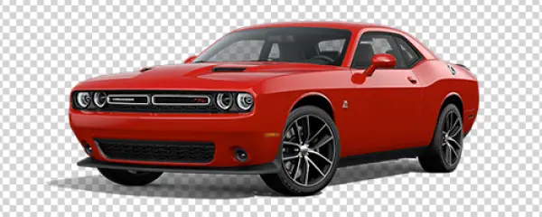 Red Dodge Challenger Car PNG Transparent