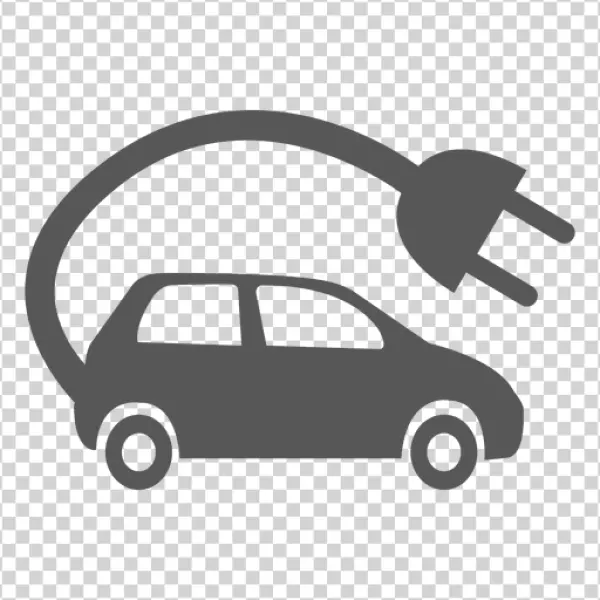 Electric Car Charging Icon PNG Transparent Background