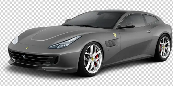 Grey Ferrari GTC4Lusso Transparent PNG