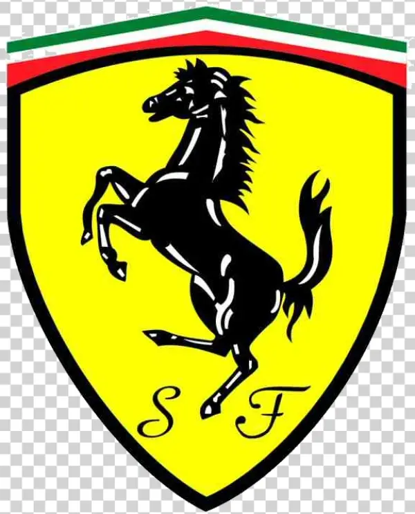 Ferrari Logo PNG Transparent Background