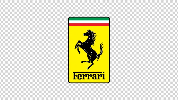 Ferrari Logo PNG Transparent Background