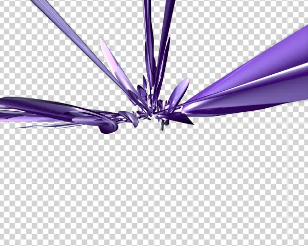 Dynamic Purple Shards Abstract PNG