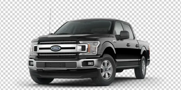 Black Ford F-150 Pickup Truck PNG Transparent