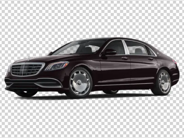 Luxury Maybach S-Class Sedan PNG Transparent Background