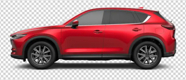 Red SUV Car PNG Transparent Background