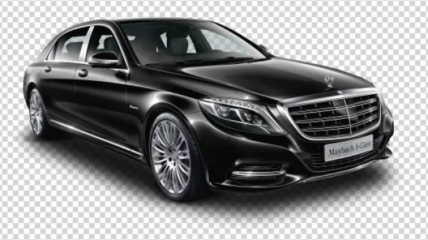 Black Mercedes-Benz Maybach S-Class PNG