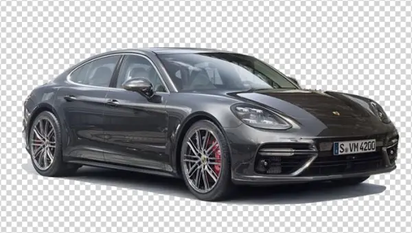 Dark Grey Porsche Panamera Car PNG Transparent