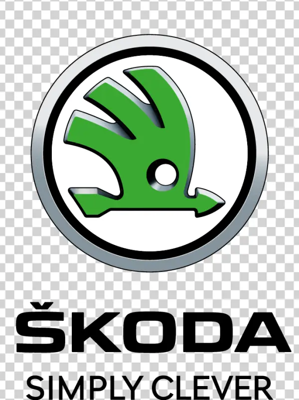 Skoda Car Brand Logo PNG Transparent Background