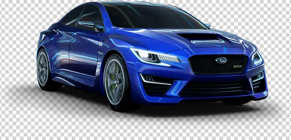 Blue Subaru WRX Concept Car PNG