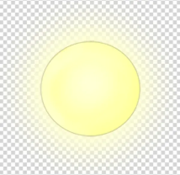 Yellow Circle PNG Transparent Background