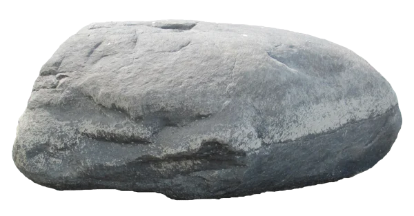 Weathered Grey Rock PNG Transparent Background