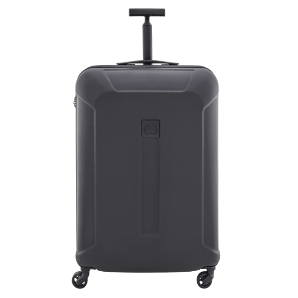Modern Black Hardshell Suitcase Transparent PNG