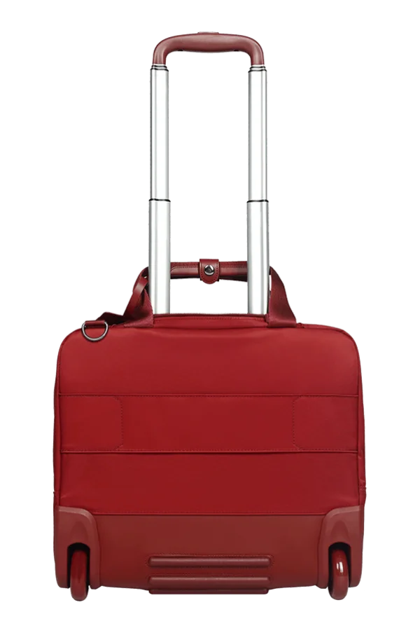 Red Rolling Laptop Bag PNG Transparent Background