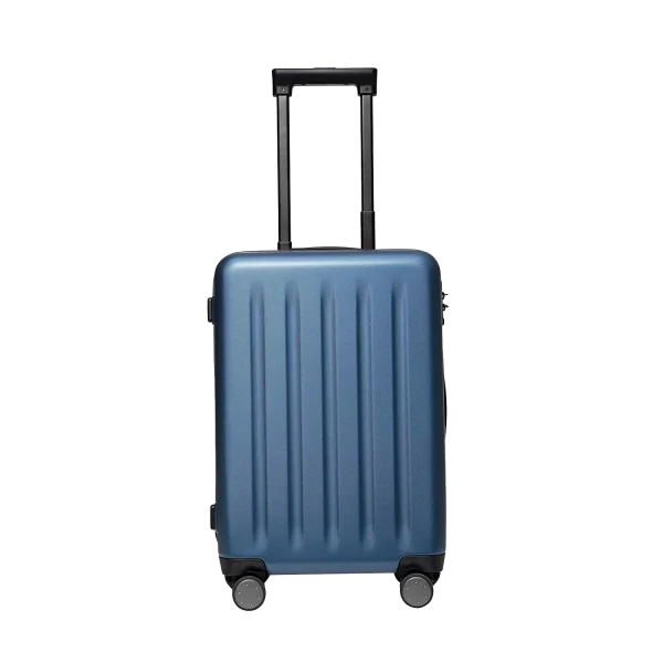 Blue Hardshell Suitcase PNG Transparent Background