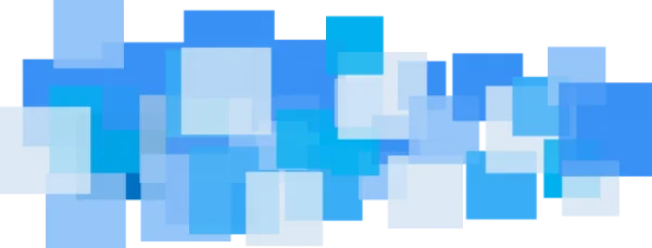 Abstract Blue Overlapping Squares PNG