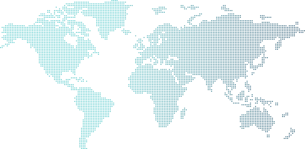 Dotted World Map Gradient PNG Transparent Background