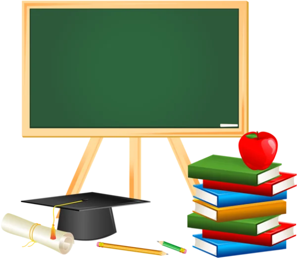 School Education Elements PNG Transparent Background