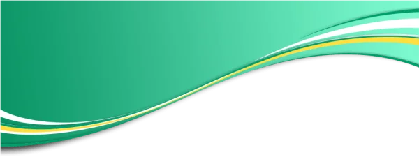 Abstract Teal Wave Design Element