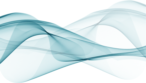 Dynamic Teal Wave Abstract PNG