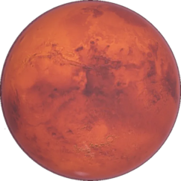 Mars Planet PNG Transparent Background