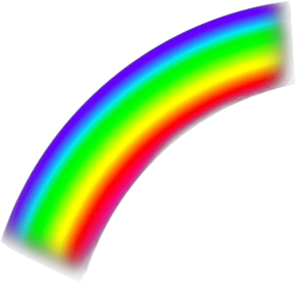 Vibrant Rainbow Arc PNG Transparent Background