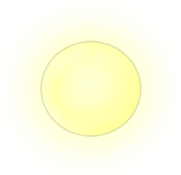 Yellow Circle PNG Transparent Background