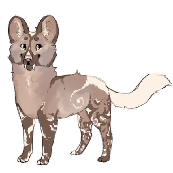 Fantasy Dog Creature PNG Transparent Background