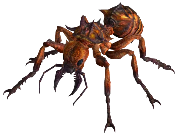 Spiked Monster Insect PNG Transparent Background