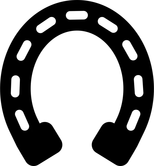 Horseshoe Outline PNG Transparent Background