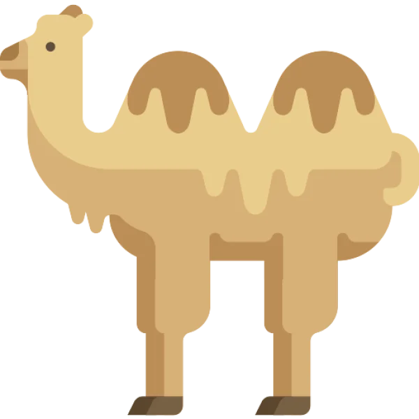 Two-Humped Camel PNG Transparent Icon