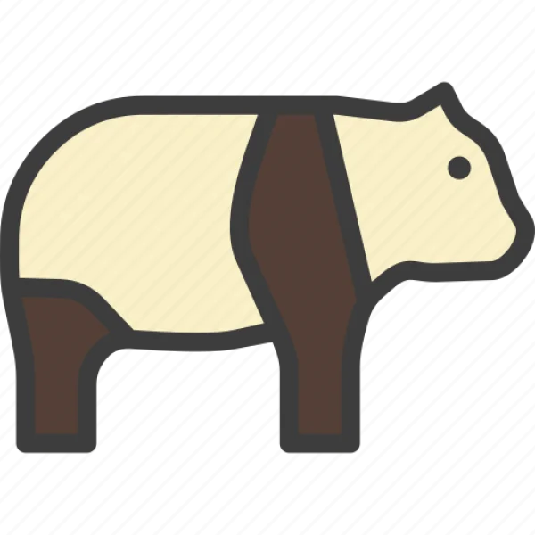 Cute Panda Bear Icon PNG Transparent