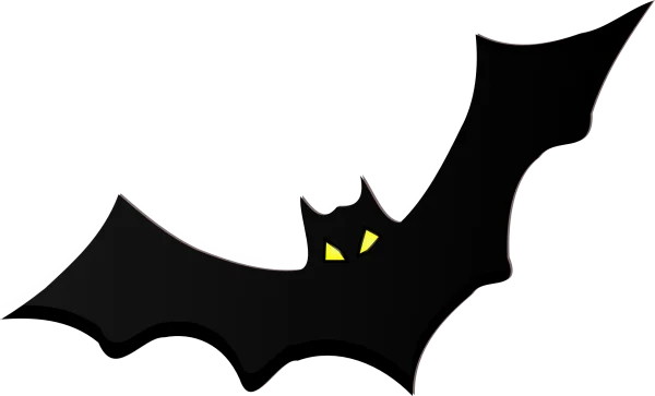 Spooky Halloween Bat PNG Transparent Background