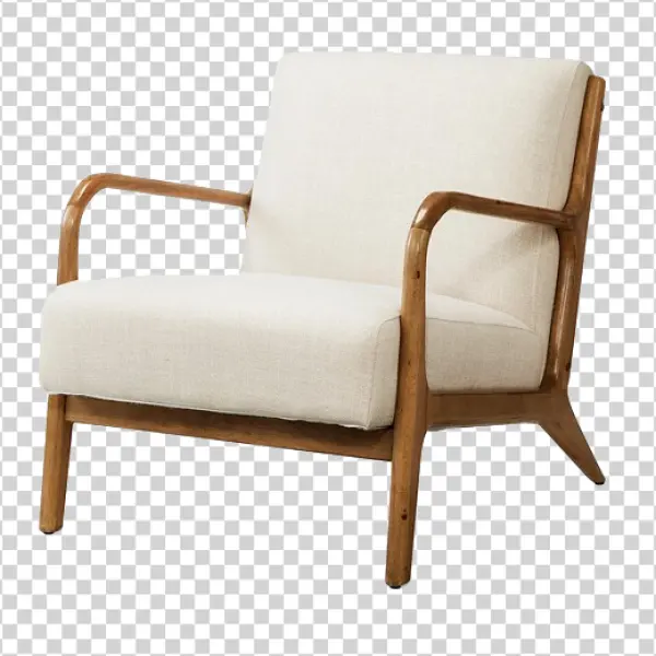 Modern Armchair PNG Transparent Background