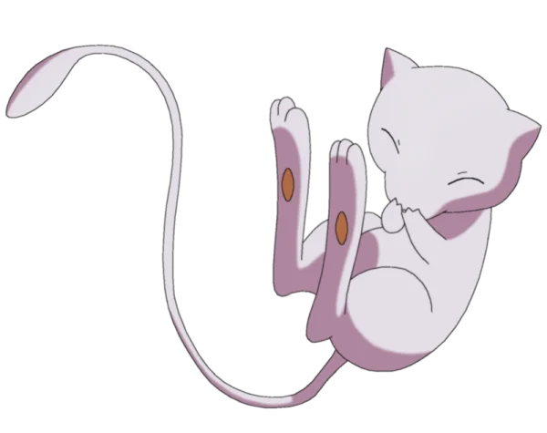 Sleeping Mew Pokémon Transparent PNG