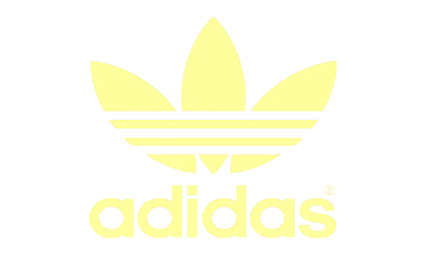 Adidas Trefoil Logo Yellow PNG Transparent Background