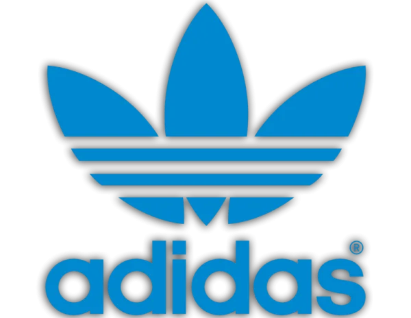Adidas Trefoil Logo Blue PNG Transparent